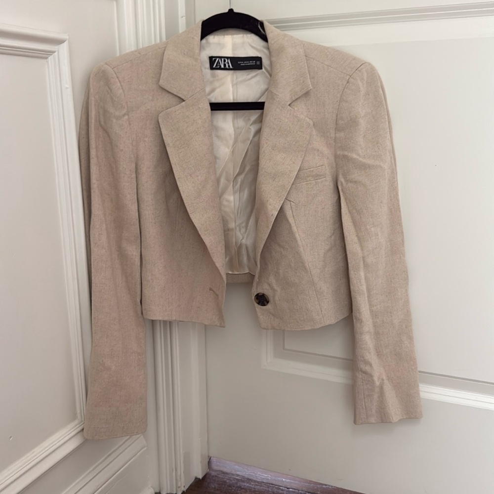Zara cropped blazer - medium